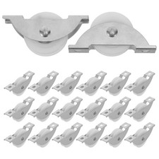  Lot de 20 roulettes pour portes coulissantes de placards : roulettes de