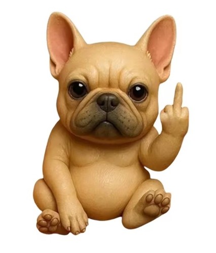 Figurine bouledogue français - bouledogue,