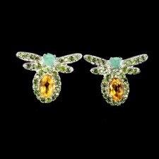 925 Argent Sterling Boucles