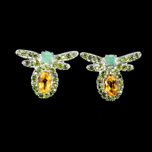 925 argent sterling boucles - argent,