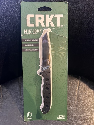 Crkt m16 10kzc flipper folding - m16-10kzc,