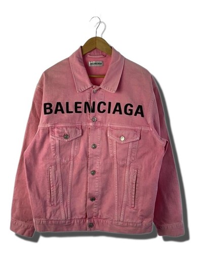 Veste jean lavé balenciaga - en,