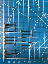 15 CLOUS TÊTE MOLETEE PHOTO CROCHET CADRE TABLEAU LITHOGRAPHIE GRAVURE LAITON