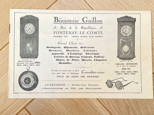 Ancien catalogue bijouterie - catalogue,