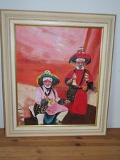 Tableau peinture les porteurs - tableau,