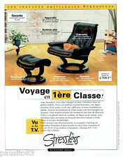 PUBLICITE ADVERTISING 125  1996  STRESSLESS fauteuils sièges repose-pieds