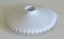 ABAT JOUR EN VERRE PLISSE POUR