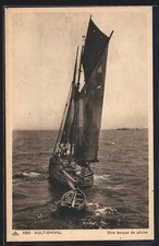 CPA Ault-Onival, Une barque de