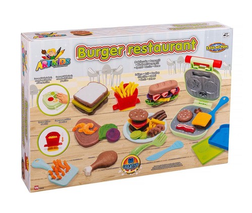 Artkids dough burger - -,