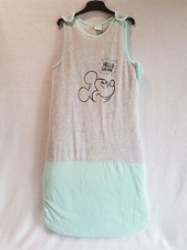 DISNEY gigoteuse velours réglable turbulette MICKEY 6 à 36 mois gris & bleu