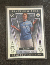Match Attax 24/25 de Bruyne Platinum Pull Limited Edition LEPL1 Champions League