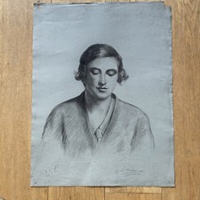 Portrait jeune femme dessin - portrait,