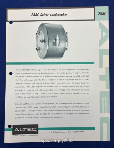 Vintage altec lansing spec - altec,