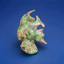 Belle grande sculpture Céramique Poisson Pièce Unique Signée Années 50-60