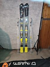 SKI DYNASTAR ACTIVE PRO 158 CM + FIXATION LOOK XPRESS + BATON KERMA + HOUSSE TBE