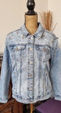 Veste Jean Femme Etam Taille 40, Mesures Sur Les Photos Jean Et Pailettes TBE