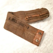 Ancien étui en toile sacoche housse matériel outil militaire pince militaria