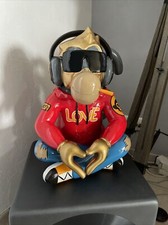 Deco Dj Gas Monkey En Résine Peinte À La Main 