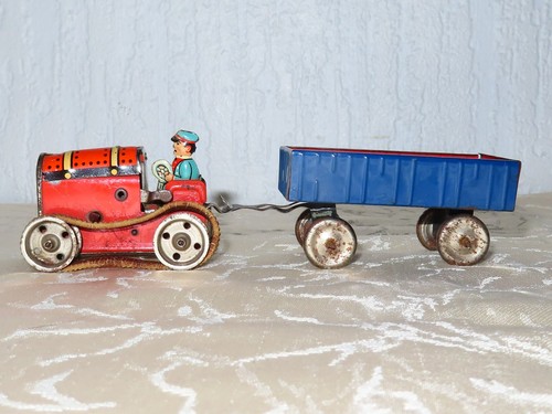 Jouet tôle tracteur - jouet, avec