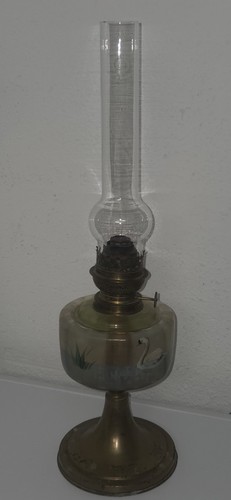 Ancienne lampe pétrole en - ancienne,