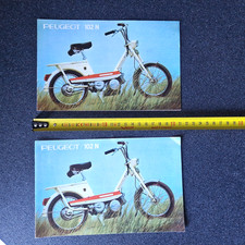 lot de 2 catalogues vélomoteur PEUGEOT 102 N moto mobylette vélo