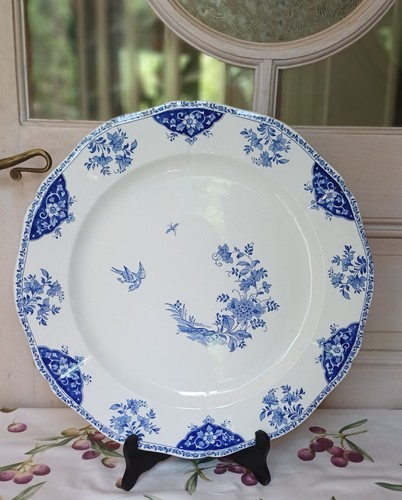 Grand plat faïence - grand, de