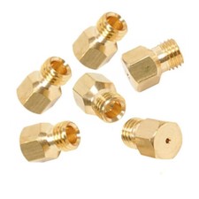 Lot 6 Gicleurs gaz 50 + 65 + 70 + 87 + 90 + 96 gaz bouteille cuisinière cuisson