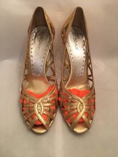 BCBG Girls Gold Party Shoes
