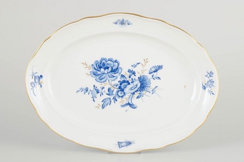 Meissen germany plat ovale - meissen,,