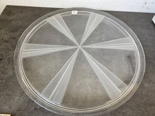 Ancien Plateau En Verre Dessous Plat Caldier Italie Deco Table 