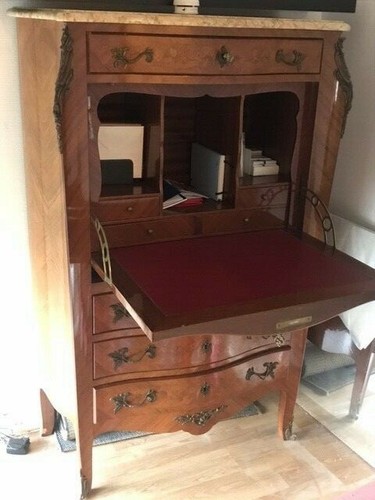 Secretaire louis placage - secretaire, xv