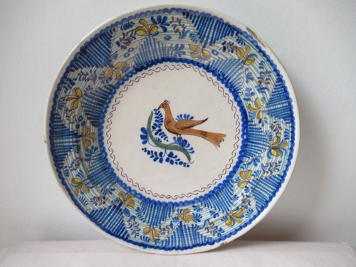 Ancien plat faience - , du