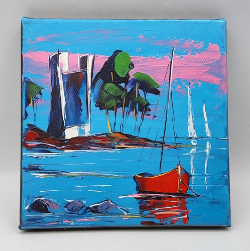 Peinture mixte sur toile - , jp