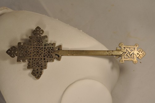 Croix copte ancien bronze - copte,