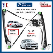 Leve Vitre Electrique Avant Droit pour VW Polo 6N (94-01) 5 Portes = 6N4837462
