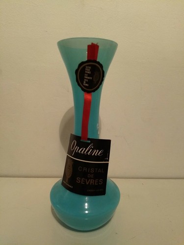 Vase soliflore opaline bleu - soliflore,