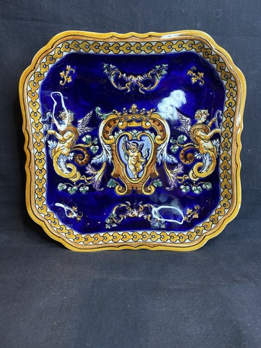 Plat creux faïence gien - creux,