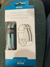 Withit Sport Sleeve For Use With Fitbit Charge And Charge HR Track Blue/Black