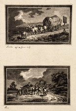 Charrettes Chevaux GRAVURE