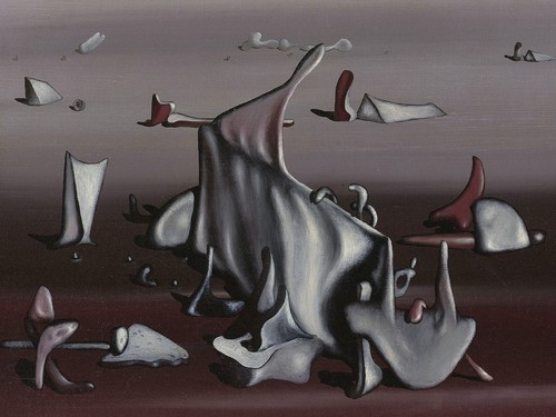 Yves tanguy style oil - style, painting