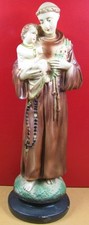 originale statuereligieuse de moine et l'enfant, 45 cm, worship, cult 