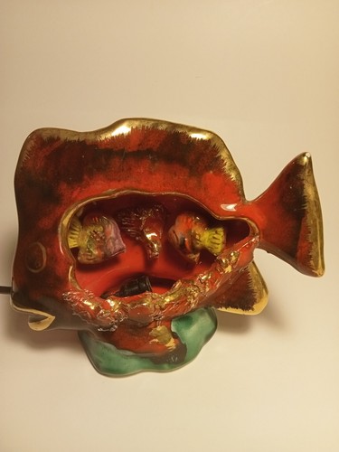 Poisson lampe céramique - lampe, en