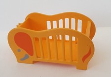 PLAYMOBIL LIT DE BEBE JAUNE SIMPLE CHAMBRE...