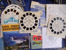 Lot de 14 disques view-master + 1 disque meopta. Very rare viewmaster reels.