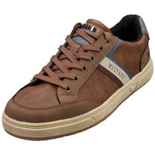 Mustang Chaussures Homme Baskets Casual Cognac Façon Décontractée