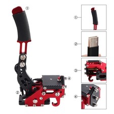 14Bit USB3.0 Handbrake pour Racing Games Steering Wheel Stand G29 PS4/PS5 Rouge3