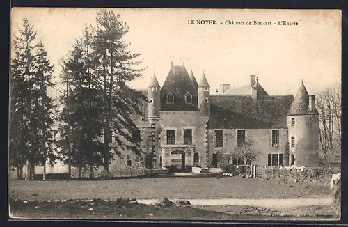 Cpa noyer château - cpa, de