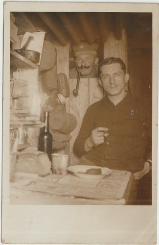 Carte photo allemande - carte, dans
