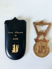 DECAPSULEUR CAISSE D EPARGNE METAL VINTAGE ANCIEN COLLECTION ALCOOL