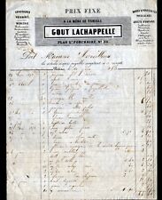 POITIERS (86) CHAUSSURES CONFECTIONS JOUETS / MODE "GOUT & LACHAPPELLE" en 1853